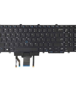 ban-phim-dell-precision-mat-truoc